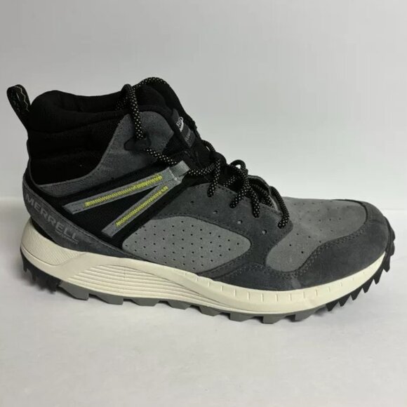 Merrell Men’s Wildwood Mid Leather Waterproof Boots, Size 10.5 M